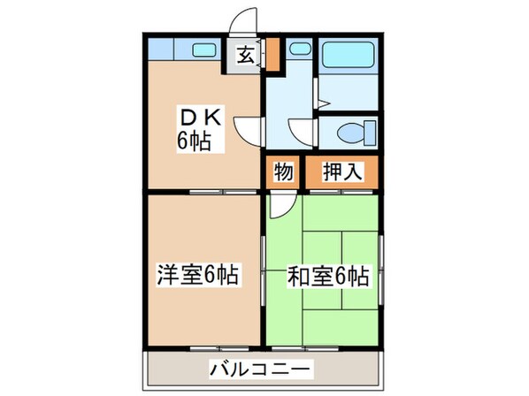 レイクサイド天山の物件間取画像